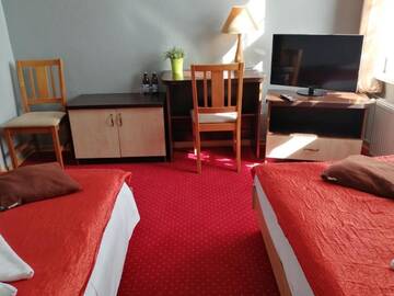 Фото номера Двухместный номер с 1 кроватью или 2 отдельными кроватями Отель Hotel Sowa г. Эльблонг 8