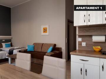 Фото номера Апартаменты-студио 1 Апартаменты Kamienica Grand Starówka г. Эльблонг 8