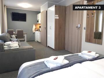 Фото номера Апартаменты-студио 3 Апартаменты Kamienica Grand Starówka г. Эльблонг 6
